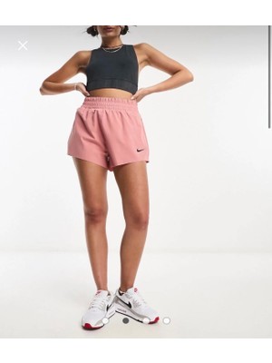 Nike Dri-Fit Running Division High-Waisted 3" Brief-Lined Running Pembe Kadın Şort FB7628-618