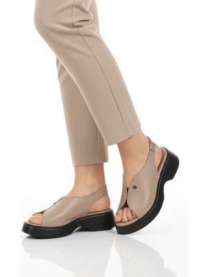 Pierre Cardin Vizon Kadın Günlük Topuklu Sandalet PC-7390 Z