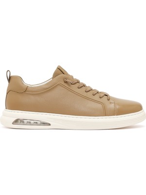 Derimod Erkek Bej Bağcıklı Deri Sneaker 26SFD692418