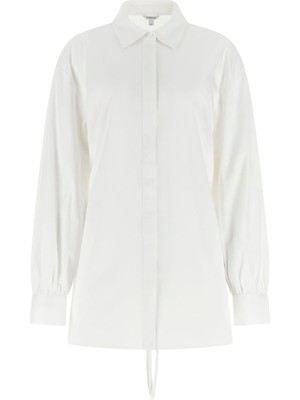 Guess Kadın Logan Regular Fit Gömlek - Beyaz