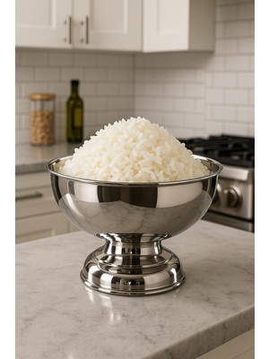 Paslanmaz Çelik Pilav Ölçeği No:5 – Büyük Boy, Pratik ve Dayanıklı