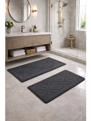 Özdilek Klozet Takımı Tuftıng Smart Antrasit 60X