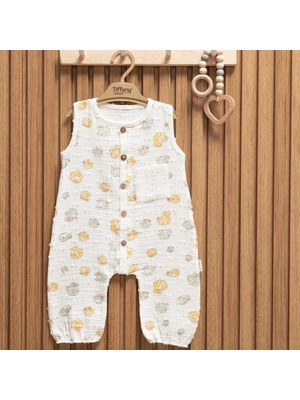 Tiffany Sea Shell Müslin Tulum - Ekru - 9 - 12 Ay Ekru