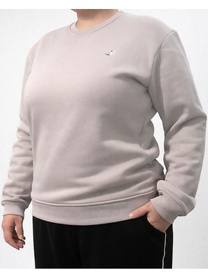 Levine Taş Rengi Basic Sweatshirt
