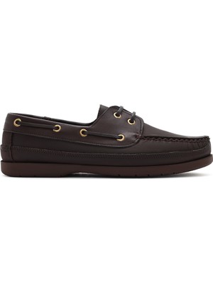 Derimod Erkek Kahverengi Bağcıklı Deri Casual Ayakkabı 26SFD6607M2