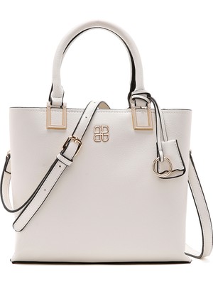 Derimod Kadın Ekru Uzun Askılı Kol Çantası 26PBD2603FT