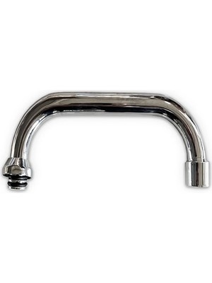 Mutfak Banyo Bataryası Borusu Krom Paslanmaz Batarya Ucu Uçtan Uca 20 cm