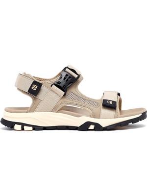 Derimod Erkek Bej Kumaş Sandalet 26SFD696014