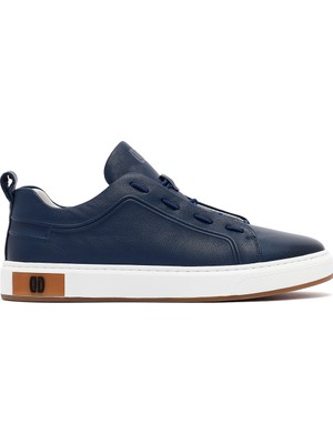 Derimod Erkek Lacivert Deri Sneaker 26SFD691218