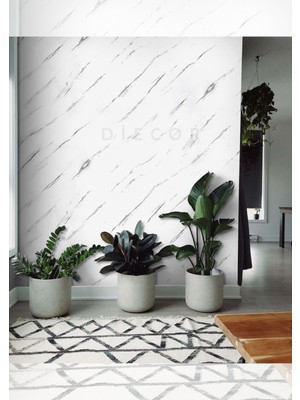 Diecor Premium Kalite Mermer Desenli Pvc Panel 122X244 cm Suya Dayanıklı Banyo, Mutfak ve Zemin Kaplama