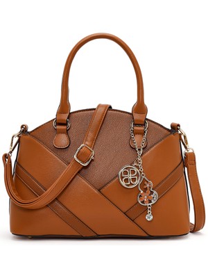 Derimod Kadın Taba Uzun Askılı Aksesuarlı Kol Çantası 26PBD261014