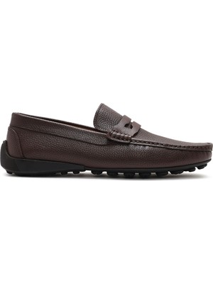 Derimod Erkek Kahverengi Deri Loafer 26SFD7551FT