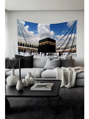 Moud's Kabe Desenli Duvar Örtüsü Duvar Halısı Tapestry Süet Dokulu Kumaş