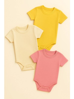 Aydodo Kısa Kol Çıtçıtlı Bebek Body – 1-24 Ay Arası