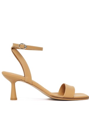 Derimod Kadın Camel Bilekten Tokalı Ince Topuklu Sandalet 26SFE391618