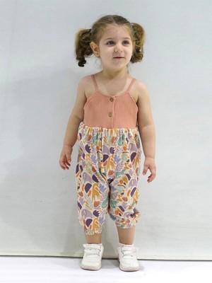 Kidaxi Kaşkorse Desenli Ip Askılı Tulum