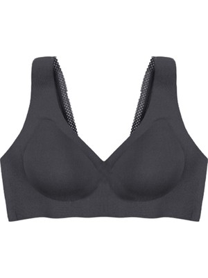 Koza İç Giyim Balensiz Lazer Dilim Detaylı Sırt Dantelli Dikişsiz Sütyen