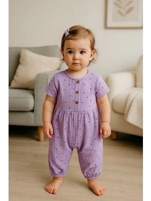 Kidaxi Müslin Desenli Tulum