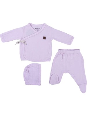 Aydodo Müslin Yenidoğan Bebek Takım