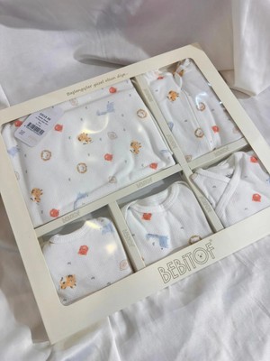 bebexy Kaplan Desenli 10 Parça Hastane Çıkışı Set 2