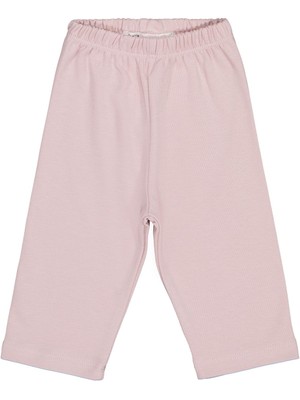 Kujju Civil Baby Interlok Beli Lastikli 3-9 Ay Tek Alt - Pembe 6-9 Ay
