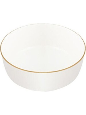 Şık 16CM Altın Yaldızlı Çömlek ve Dekoratif Kase