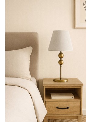 Venüs Nova Vega2 Açık Gri Abajur (Lambader Modellerimizde Kullanılan Bütün Başlık Renkleri Mevcuttur)