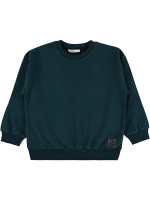 Civil Boys Armalı 6-9 Yaş Sweatshirt - Yeşil 9-10 Yaş