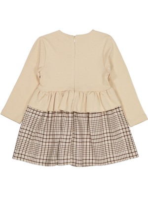 Pierre Cardin 2-5 Yaş Elbise - Pudra 5-6 Yaş