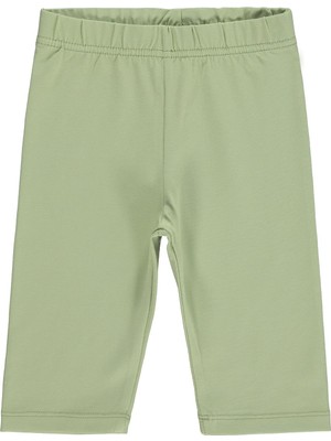 Civil Girls Civil Kız Çocuk Mint Renkli Kısa Tayt - 3-4 Yaş Pamuklu ve Polyester Günlük Kullanım İçin