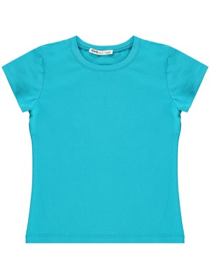 Civil Girls Basic 2-5 Yaş Tişört - Mavi 5-6 Yaş
