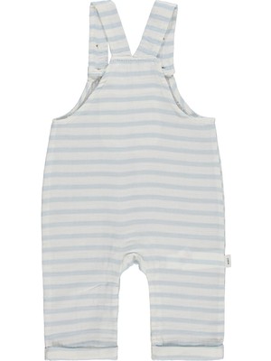 Civil Baby Çizgili Ön Cepli 6-18 Ay Slopet - Mavi 9-12 Ay