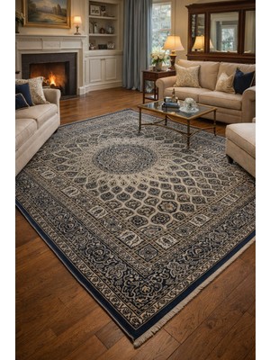Ottoman Gümbet Desen Makine Halısı 226 x 153 cm