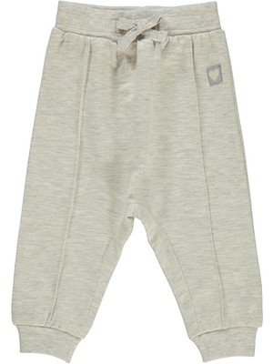 Civil Baby Civil Basic Kalp Etiketli 6-18 Ay Eşofman Altı - Gri 9-12 Ay