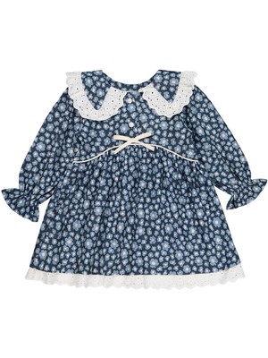 Pierre Cardin 2-5 Yaş Elbise - Mavi 4-5 Yaş