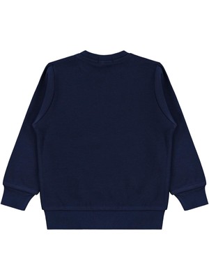 Civil Boys Uzay Mekiği Baskılı 2-5 Yaş Sweatshirt Km - Lacivert 2-3 Yaş