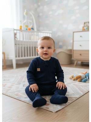 Aydodo Kaşkorse Fermuarli Patikli Tulum 0-1/1-3/3-6/6-9 Ay