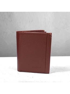 Grande Gerçek Deri Erkek Kredi Kartı Cüzdanı Hakiki Deri