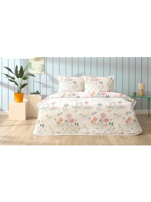 Taç Yeni Sezon Genç Modası Pamuklu Tek Kişilik Pike Takımı Sorıen Yeşil