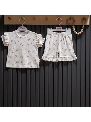 Tiffany Purple Grape Alt Üst Takım - Ekru - 18 - 24 Ay Ekru