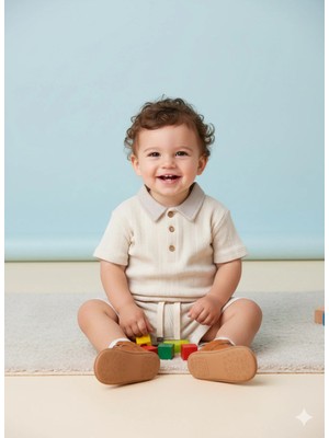 Kidaxi Jakarlı Erkek Tişört Şort Takım