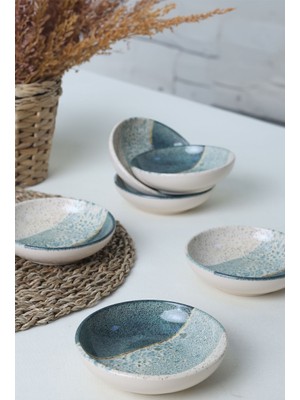 Renkli Halka Sosluk Çerezlik Seti 6'lı, 13 Cm, Şık ve Kullanışlı Tasarım