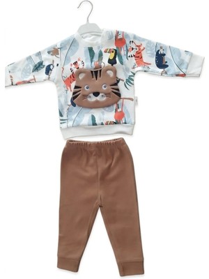 Lina Baby Bloomm Sevimli Kaplan Figürlü  Erkek Alt Üst Takım