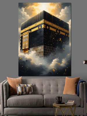 Karizma Tablo Kabe ve Kutsal Işık Manzarası Dekoratif Kanvas - Mdf Ahşap Tablo