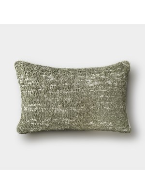 Lidoma Home "sage" Dokulu Kırlent Kılıfı - 30X50 - Yeşil