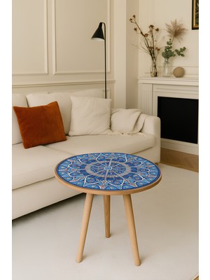 Boyut Tekli Oval Yan Sehpa Berceste3