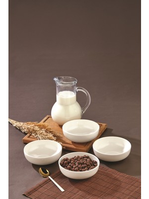 4 Parça 13 cm Porselen Deniz Temalı Kase Seti, Şık ve Kullanışlı