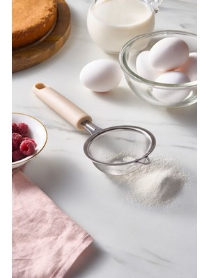 Yüksek Kaliteli Silikon Saplı El Süzgeci, Dayanıklı ve Pratik Kullanım