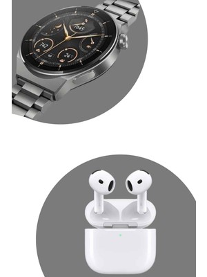 Sb Shopping Akıllı Saat ve Kulaklık Seti Bildirim Görme Arama Cevaplama Anc Özelliği