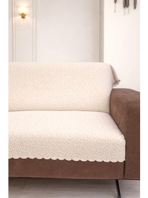 Lunga Vita Çita Koltuk Örtüsü Lüks Keçeli Alt Kumaş Kaymaz Koltuk Örtüsü 175X220 Oturma Yeri ve Sırtını Kapatır